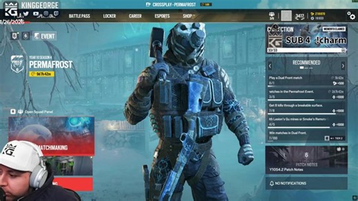 KingGeorge Rainbow Six Twitch Stream 1-25-26