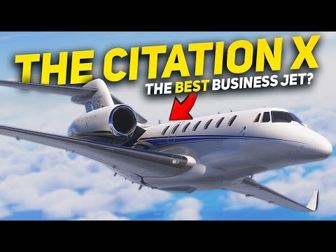 The Citation X - A Wonderful Private Jet for Microsoft Flight Simulator 2024