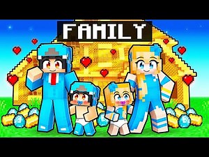 Having A MILLIONAIRE Family in Minecraft! With Crazy Fan Girl!