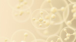 Cell structure with liquid background, 3d rendering. Premium Stock Video Footage