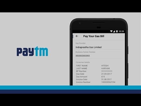 Steps to pay your Gas bill using Paytm App.