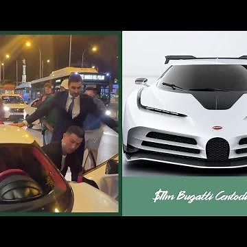 Cristiano Ronaldo Spotted Driving his $11 Million Bugatti Centodieci