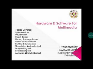 Hardware and Software for Multimedia system