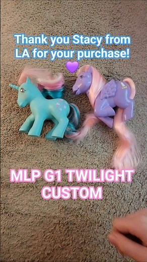 Shipping another Custom pony!! Mlp G1 Twilight #mylitlepony #mlpg1 #mlpcustom