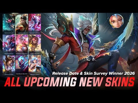 MOBILE LEGEND ALL UPCOMING SKINS - RELEASE DATE & SKIN SURVEY WINNER 2026 | ML LEAKS
