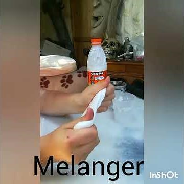Slime très simple avec colle Cléopatre