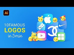 Famous Logos Design | Illustrator tutorials