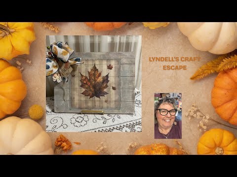 BEAUTIFUL AUTUMN LEAVES DECOUPAGE EASY FALL CRAFT TUTORIAL Part 1