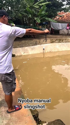 🟢manual slingshot fishing
