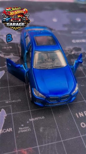 🔥 BMW M5 (S90) Blue Diecast 💙 Insane Detail! Hot Wheels & Diecast Collectors Must See! #Shorts