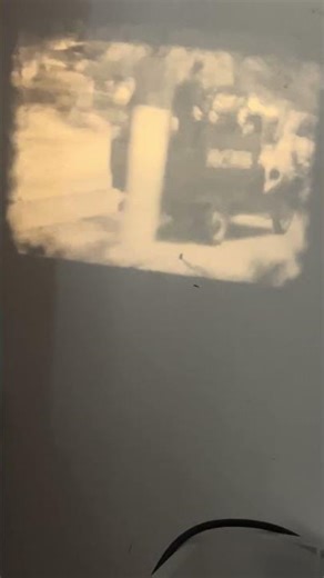 My new 8mm projector playing keystone hotel