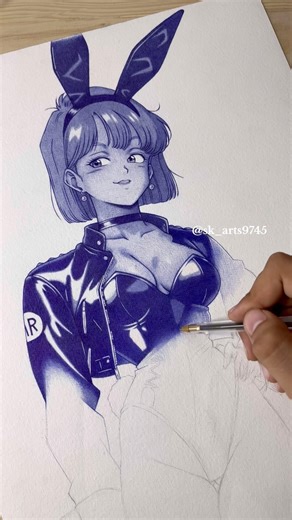 Smooth Shading With Pen | Work In Progress #penart #drawing