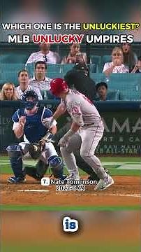 Most Unlucky Umpire Moments In MLB History #baseball #mlb