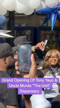 Tony Yayo And Uncle Murda Grand Opening Of "The Unit" Dispensary In Queens. NY