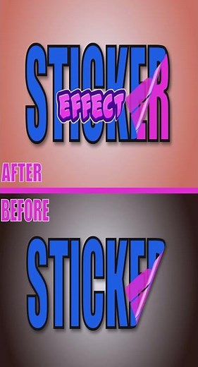 ✨ After Effects Tutorial: How to Create Smooth Sticker Animation! 🎨