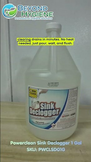 Clear Clogged Drains FAST 🚿 | Powerclean Sink Declogger