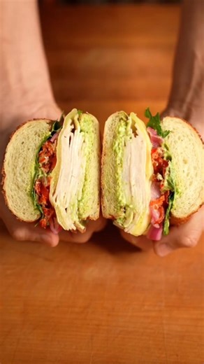 Sandwich 🥖🥖 Video Credit 📹:@owen.han | Onlyfor Foodie