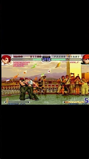 THE KING OF FIGHTERS 2002 Ralf Jones COMBO 100%