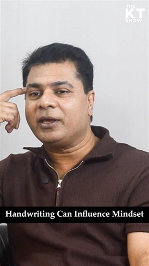 Handwriting can influence mindset 🧠 | The KT Show | Ketaan Shaah | ft Nitika Didwania #shorts