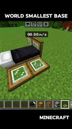 minercaft smallest base #minecraftshorts #giveaway #minecraft