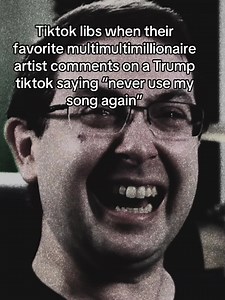 Tiktok libs when artist says “never use my song again”