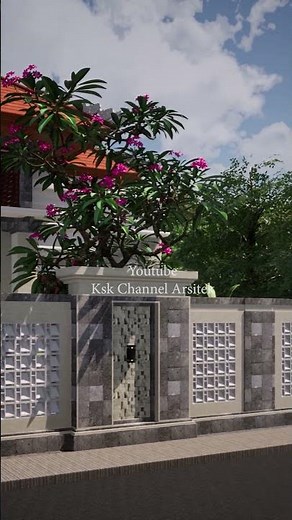 Rumah Bali Modern yang Bikin Adem 🌴 Tampak Depan Mewah ala Villa Bali! #desainrumah #rumahbali