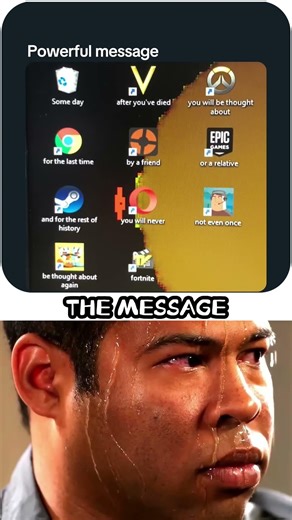 This Desktop Message Is Actually Deep... 💻🥀 #sad #meaningful #meme