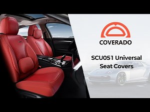 COVERADO | SCU051 Universal Seat Covers Install Process ‪‪