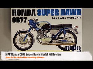 MPC 1:16 Honda Super Hawk CB77 Review - Still a nice model kit?