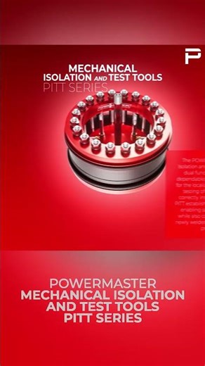 Mechanical pipeline isolation for safe maintenance - PITT Series #powermaster #industrialtools