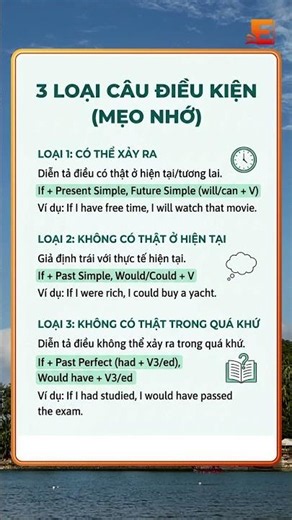 Nắm trọn 3 Loại Câu Điều Kiện trong Tiếng Anh cực kỳ dễ nhớ | Tiếng Anh Đơn Giản