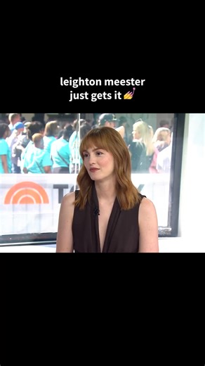 leighton meester reacting to "nobody want this" creator Erin Foster calling her a "comedic genius" is all of us 🙂‍↕️ | Today Show