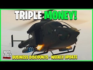 TRIPLE MONEY, 2X MONEY & DISCOUNTS | GTA Online Weekly Update