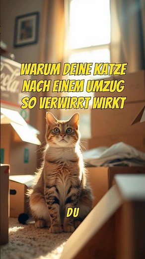 Umzug mit Katze? So hilfst du ihr beim Eingewöhnen 🏠🐱 #katzenwissen #katzenverhalten #umzug #cat