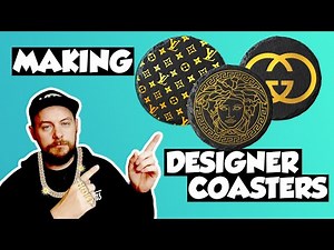 Laser Engraving Designer Slate Coasters [3 Easy Steps]