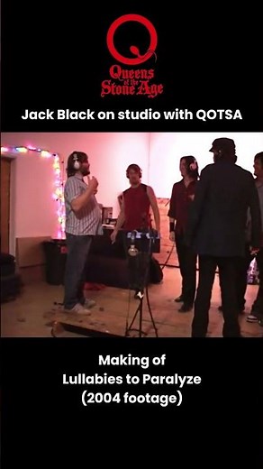 Jack Black on studio with Queens of The Stone Age - Making of Lullabies to Paralyze (2004)