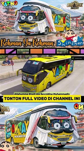 Bus Yatno Sholawat Rohman Ya Rohman Version Crayon Shinchan | Part 1 #shorts #tayolittlebus #shol...