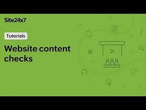 Website Content Checks