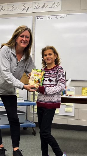 What do we celebrate every year on Oct. 31? If you said Reformation Day, you’re correct! Reformation Day is when, in 1517, Martin Luther posted his 95 Theses on the door of the local church as a way to point people back to the one true God. Part of Luther’s legacy is the start of a written Bible that could be read by all. So, on (or like this year, near) October 31, Gr. 3 students are given the gift of a Bible, that they may read it for themselves and continue to grow in their own faith in Jesus