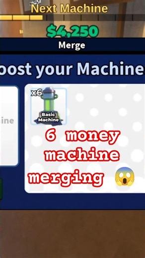 Money print tycoon - machine merging