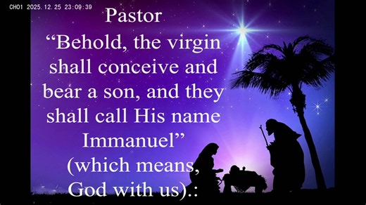 May your Christmas be blessed with His prescense! | Bethlehem Lutheran Church