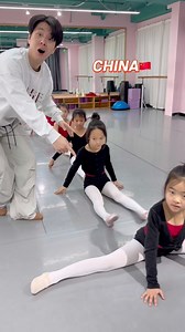4.6M views · 47K reactions | China vs France Flexibility PK, Part 2: The Middle Splits Challenge!#dance #fyp #flexibility #trending #foryou #shorts | Jing Wei | Facebook