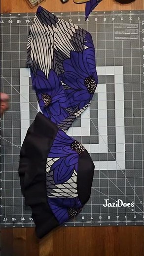 Reversible Bucket Hat from Free Pattern, African Print Fabric