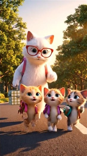 cat is going school #billiwalacartoon #aicatvideo #foryouシ #feedshort #feedpage #varilshorts #varil