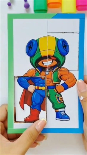Sprunki Leon Brawl Stars Phase 2 Puzzle Challenge 🍭✨️🤯 #shorts #brawlstars #leon #leonbrawlstars