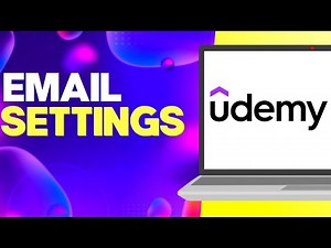 How To Find Email Address Settings on Udemy Easy and Quick