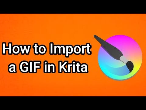 How to Import a GIF in Krita