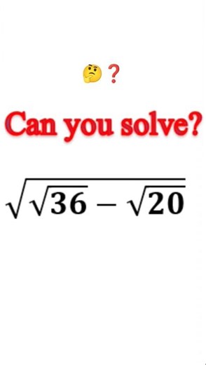 Math Olympiad question ❓#maths #olympiad #reasoning #algebra #logic #braingames#viral#science#shorts