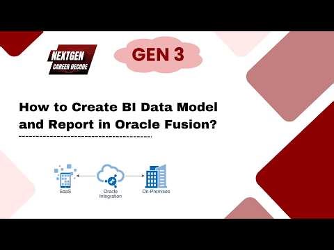 OIC Gen3 | How to Create BI Data Model and Report in Oracle Fusion | BI Publisher Tutorial