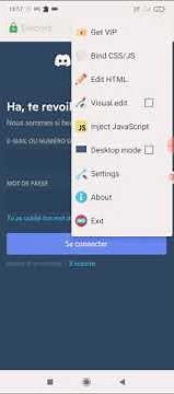 Comment se connecter à un compte discord avec un token sur Android